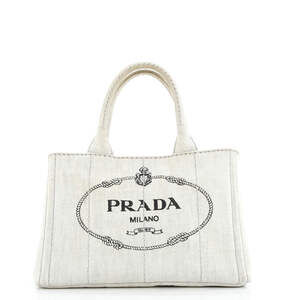 Prada Canapa Convertible Tote Denim #190537P75B